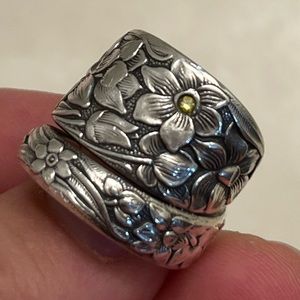 ⭐️Antique Sterling Silver spoon ring